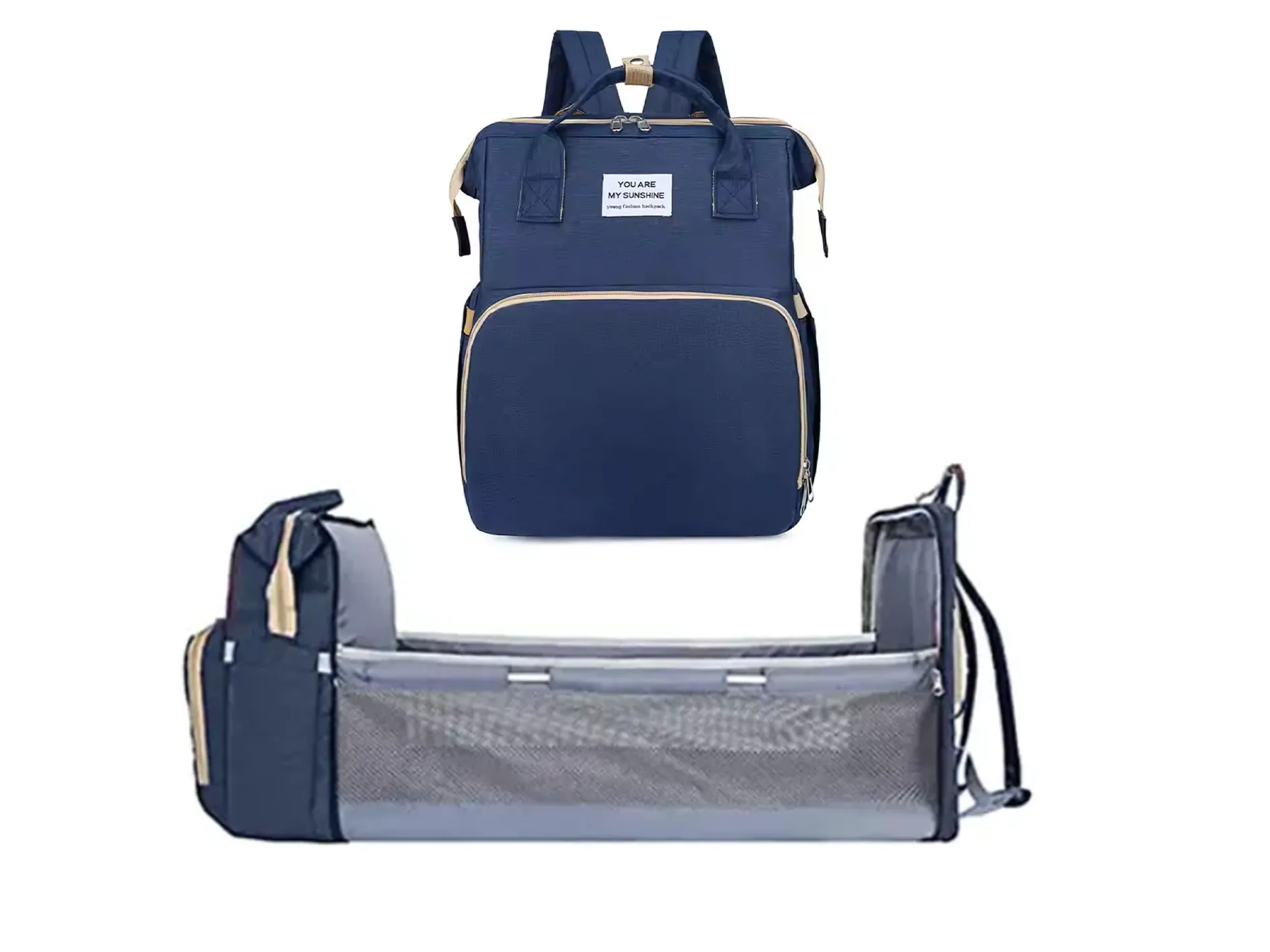 SPIXFOX Elegant Diaper Bag for Mothers for Travel 24L | Maternity Bag for Newborn Baby | Mothers Travelling Bag | Multipocket Water Resistant Baby Bag.