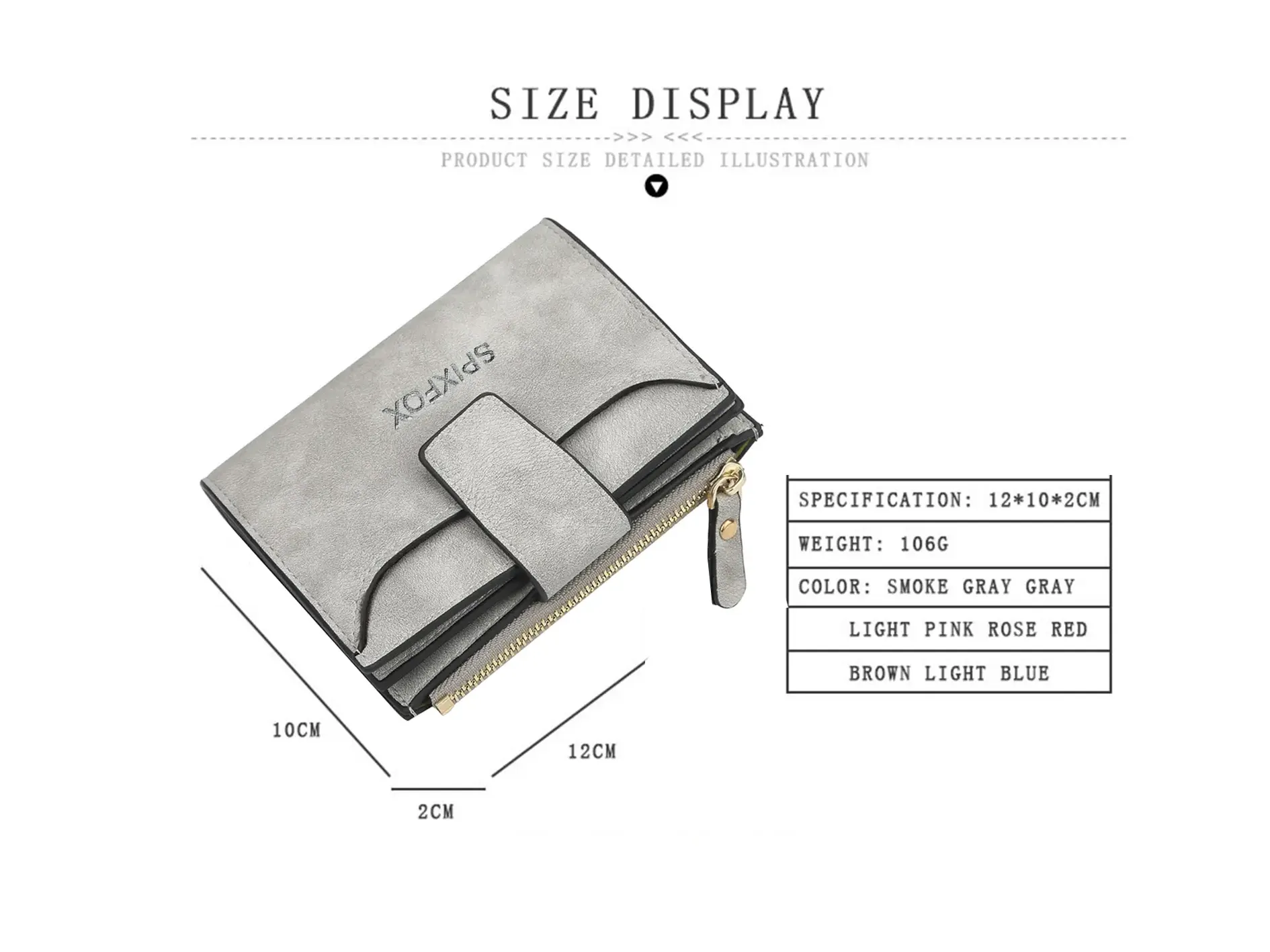 SPIXFOX Classic Grazia Mini Wallet (MA309) - Image 3