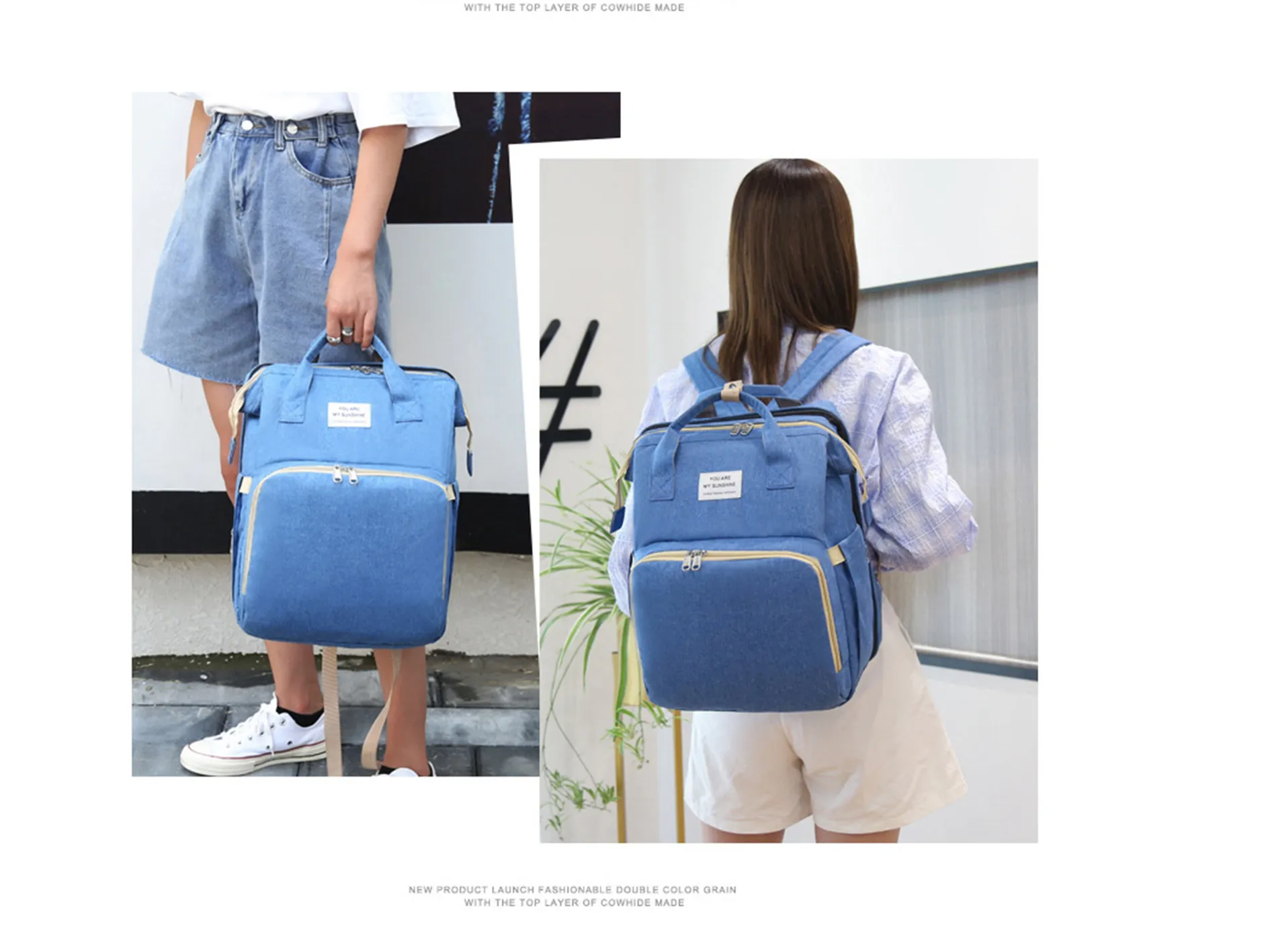 SPIXFOX Elegant Diaper Bag for Mothers for Travel 24L | Maternity Bag for Newborn Baby | Mothers Travelling Bag | Multipocket Water Resistant Baby Bag. - Image 6