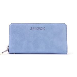 SPIXFOX Wallet for Women and Girls | Clutch Purse Phone Credit Card Bag Holder Classical Id Card Holder Leather Long Wallet for Women