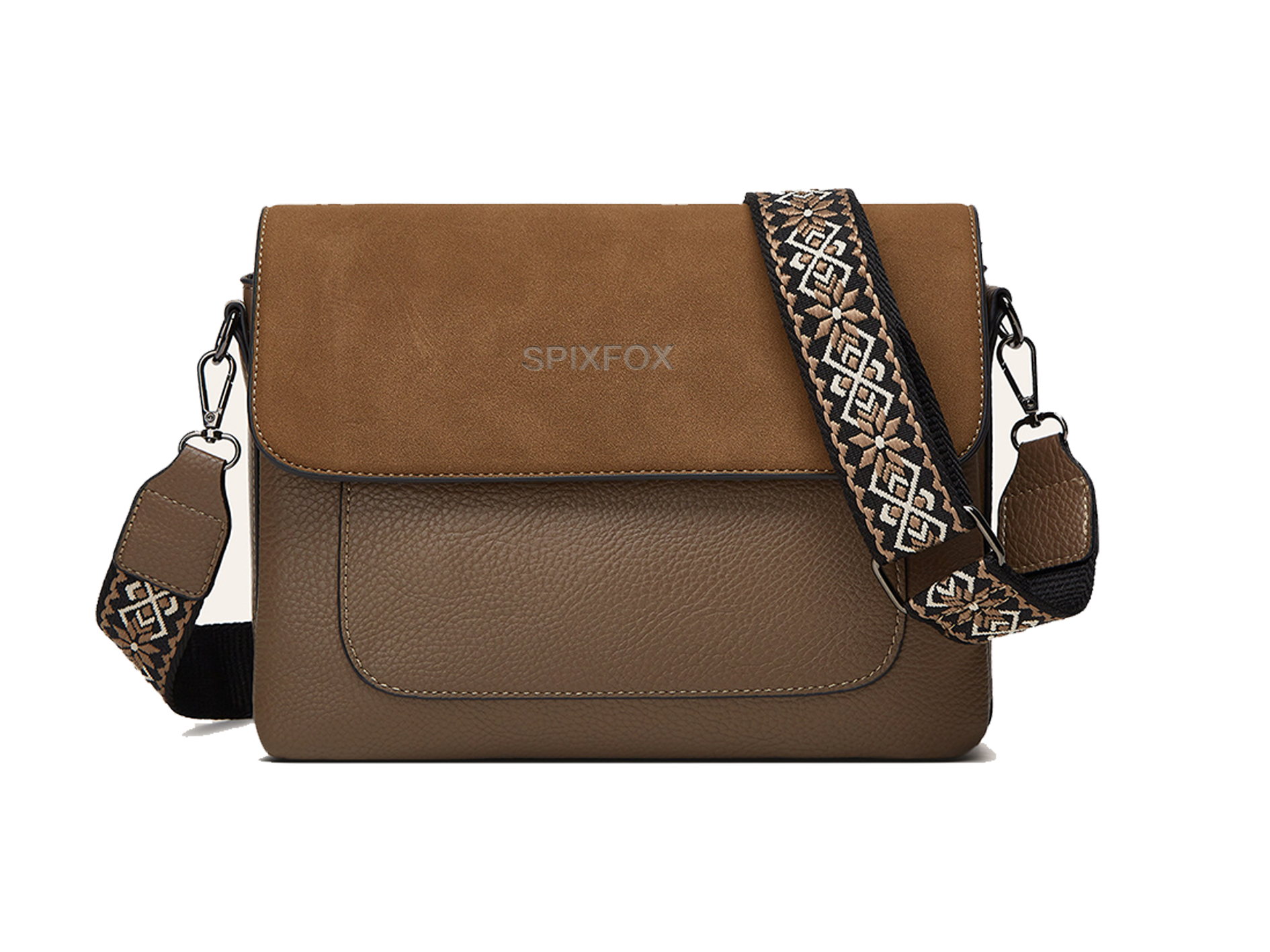 brown sling bag